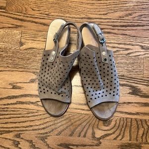 rag & bone Brown Perforated Sandals